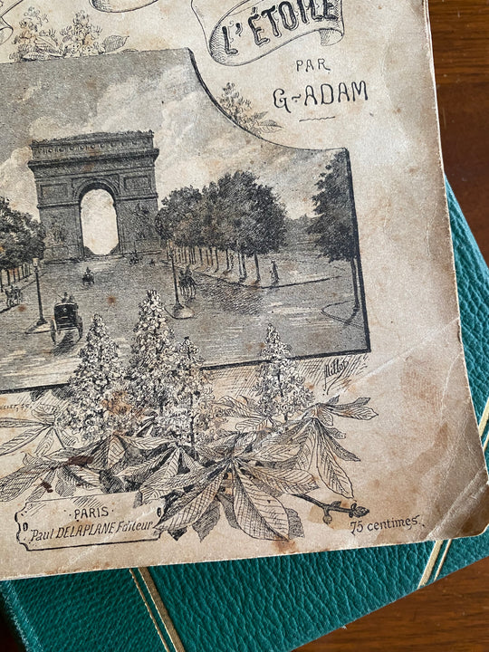 19th century French “L’arc de Triomphe” illustrated monograph booklet