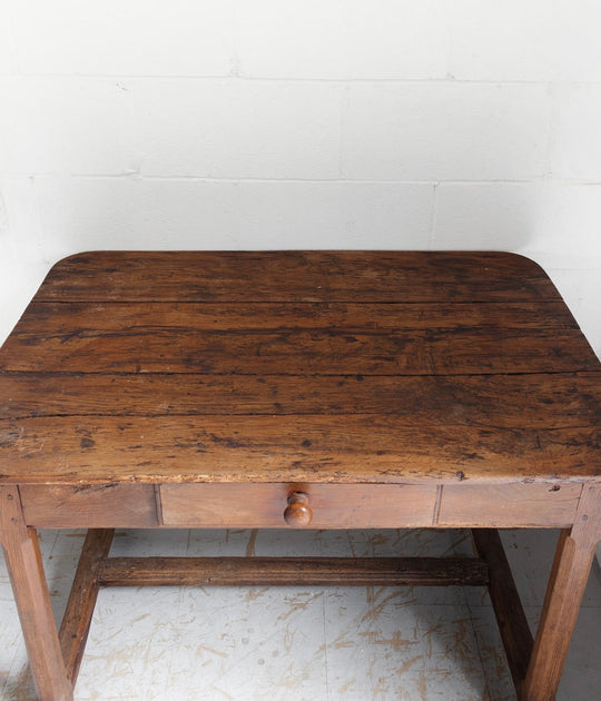 19th century French oak kitchen table