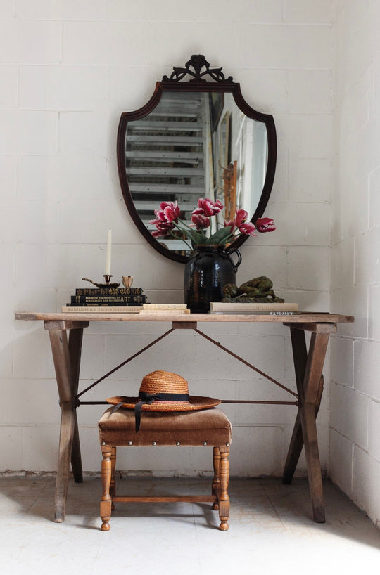 19th century English pine tavern table