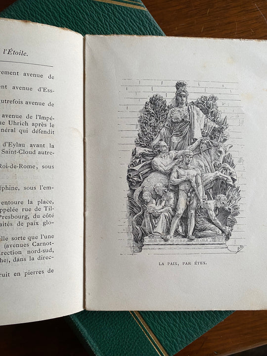 19th century French “L’arc de Triomphe” illustrated monograph booklet