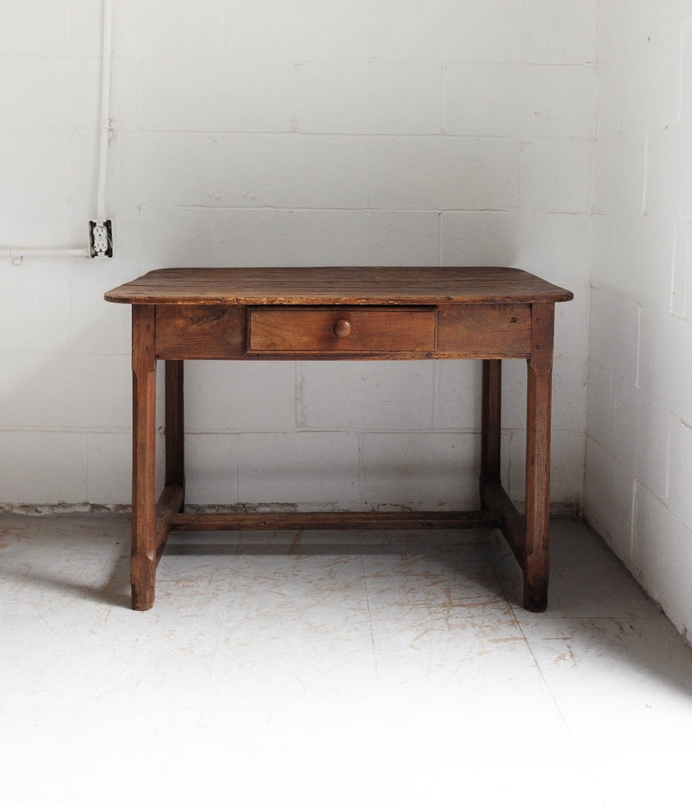 19th century French oak kitchen table
