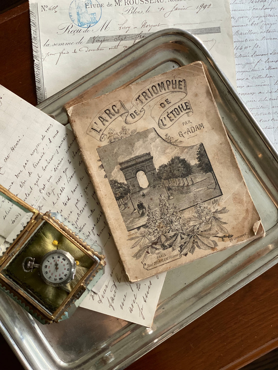 19th century French “L’arc de Triomphe” illustrated monograph booklet