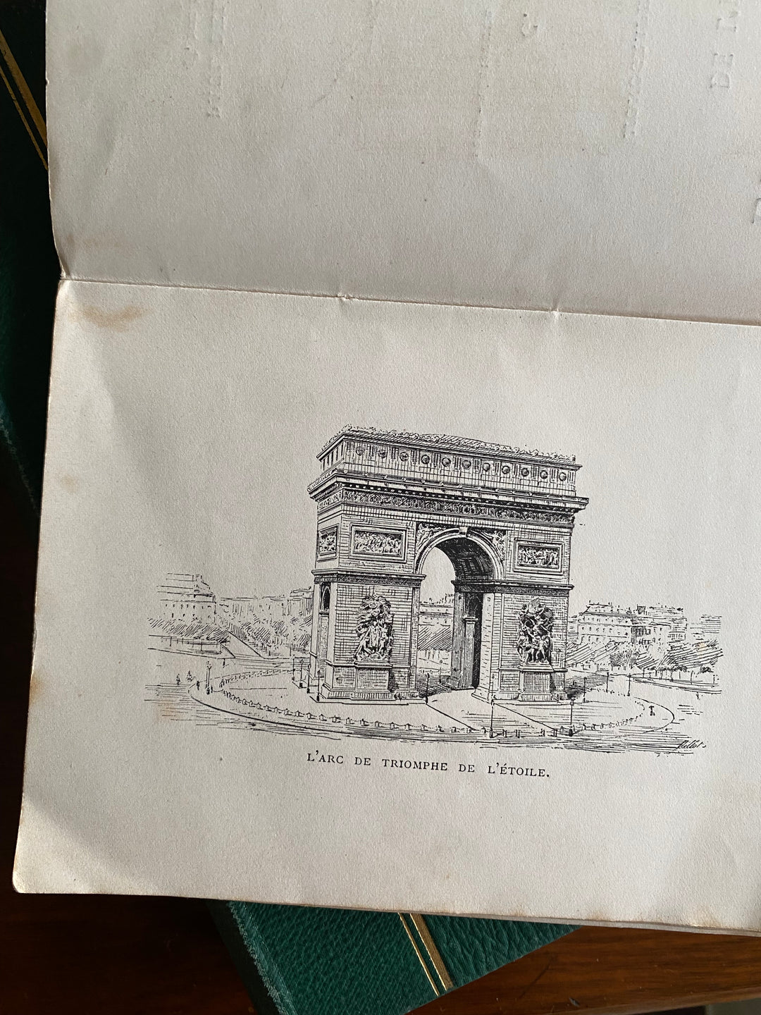19th century French “L’arc de Triomphe” illustrated monograph booklet