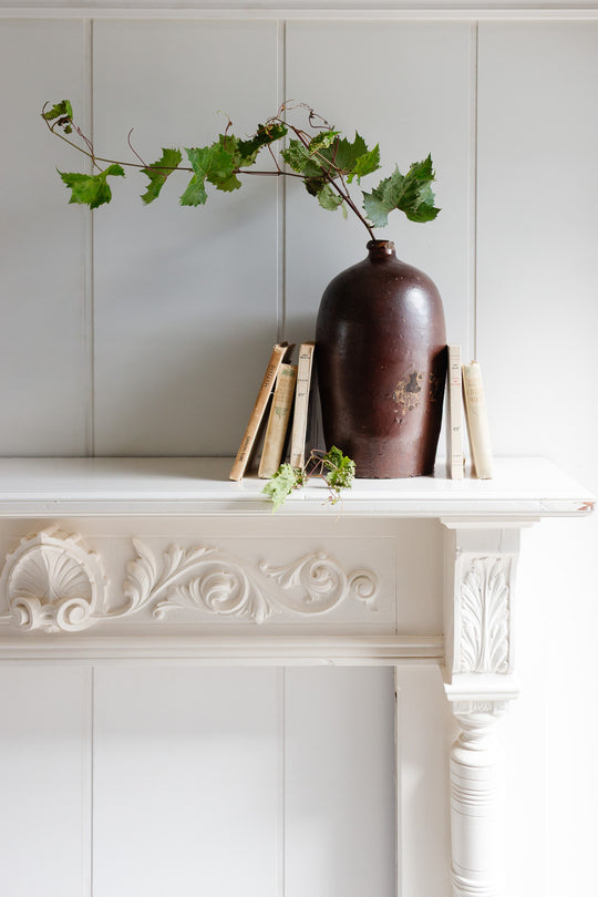 antique French stoneware vessel