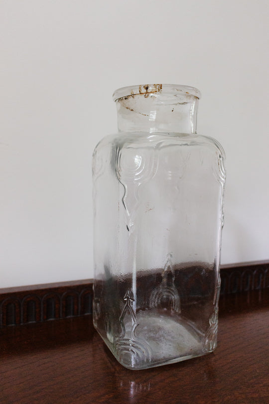 19th century French “confiserie” glass candy jar