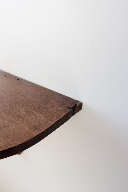 vintage french wood carved wall mounted shelf