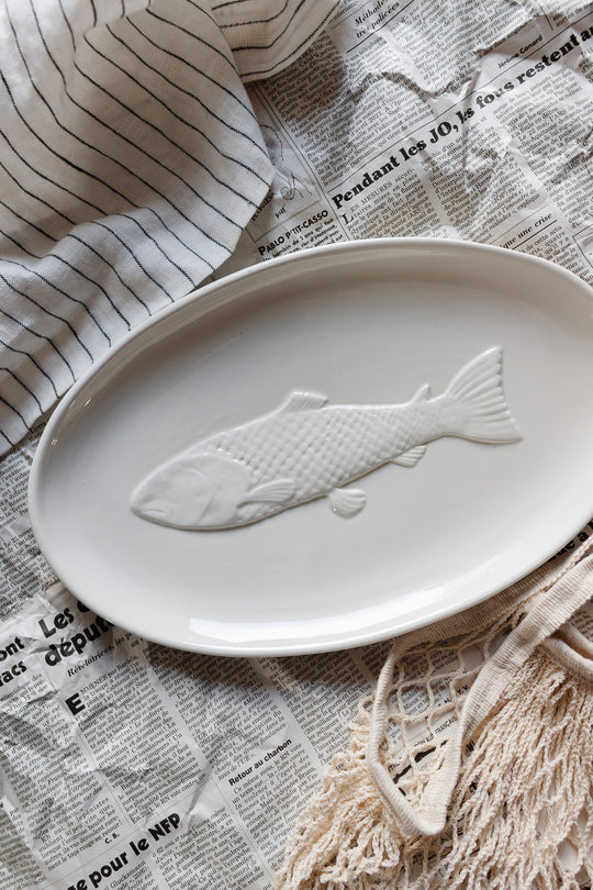 vintage italian fish plates