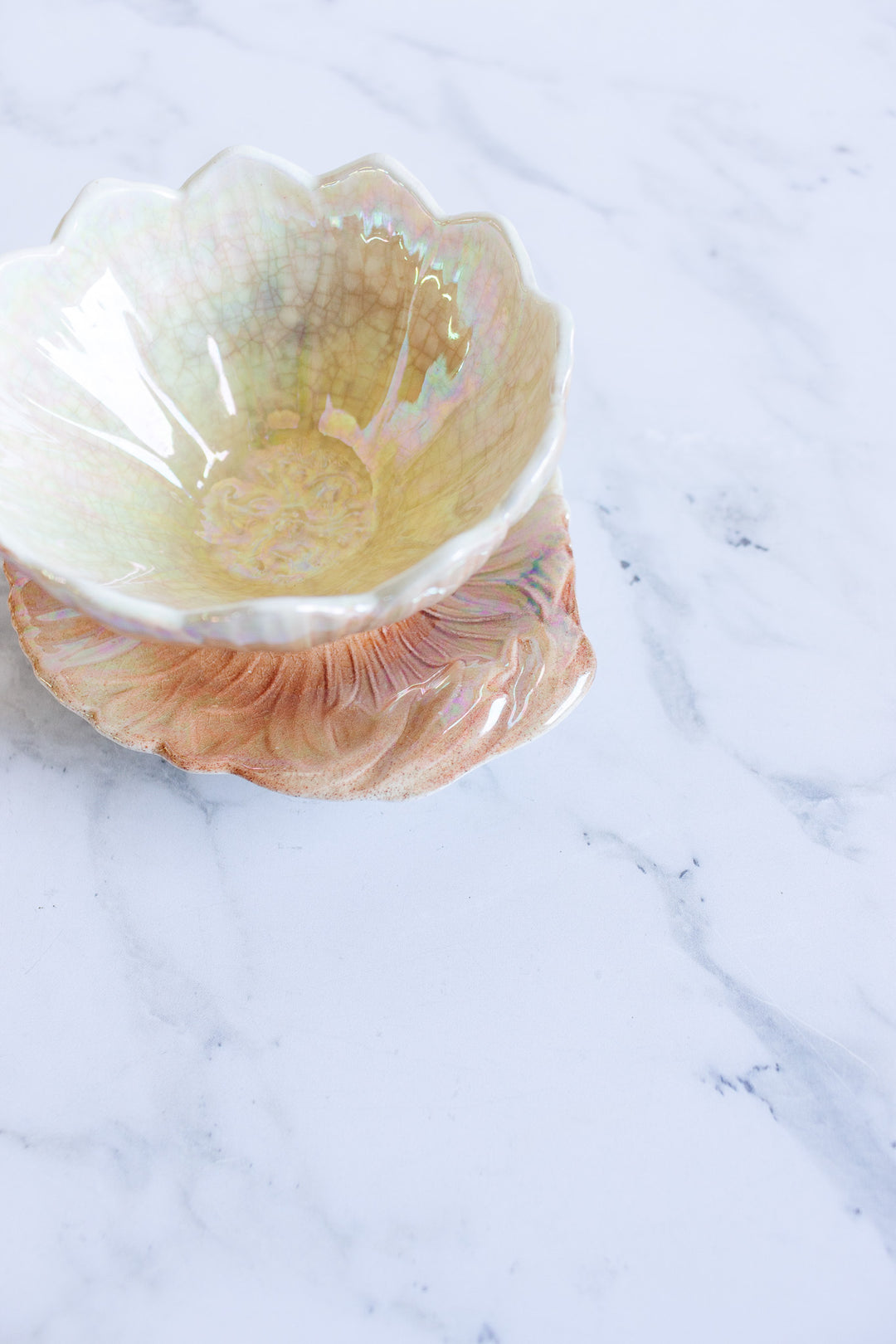vintage royal winton iridescent condiment bowl
