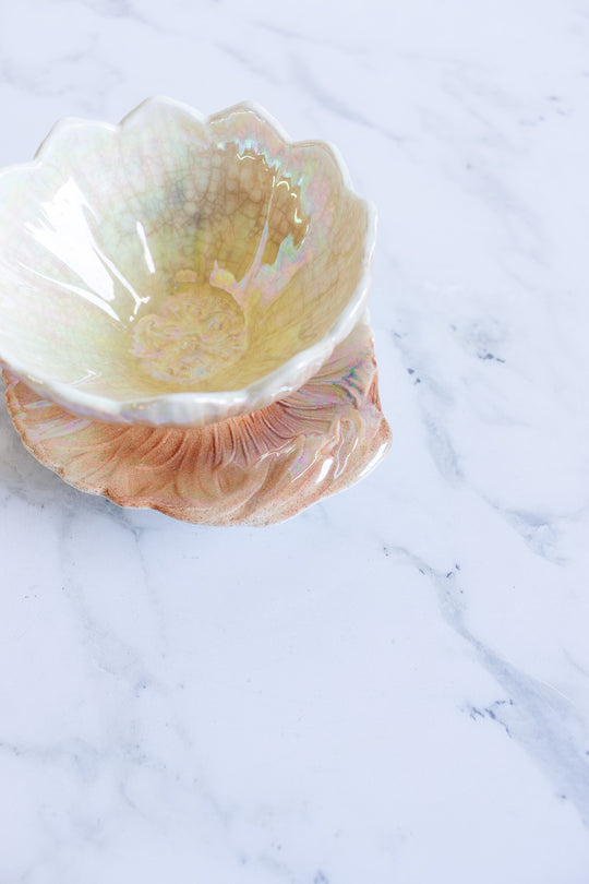 vintage royal winton iridescent condiment bowl