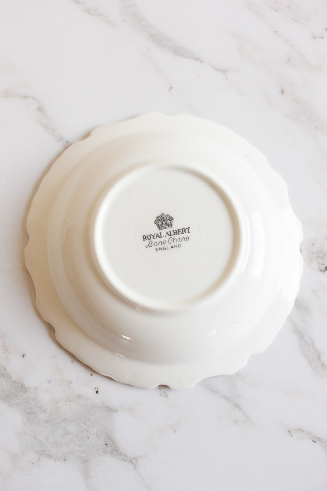 vintage royal albert floral trinket dish