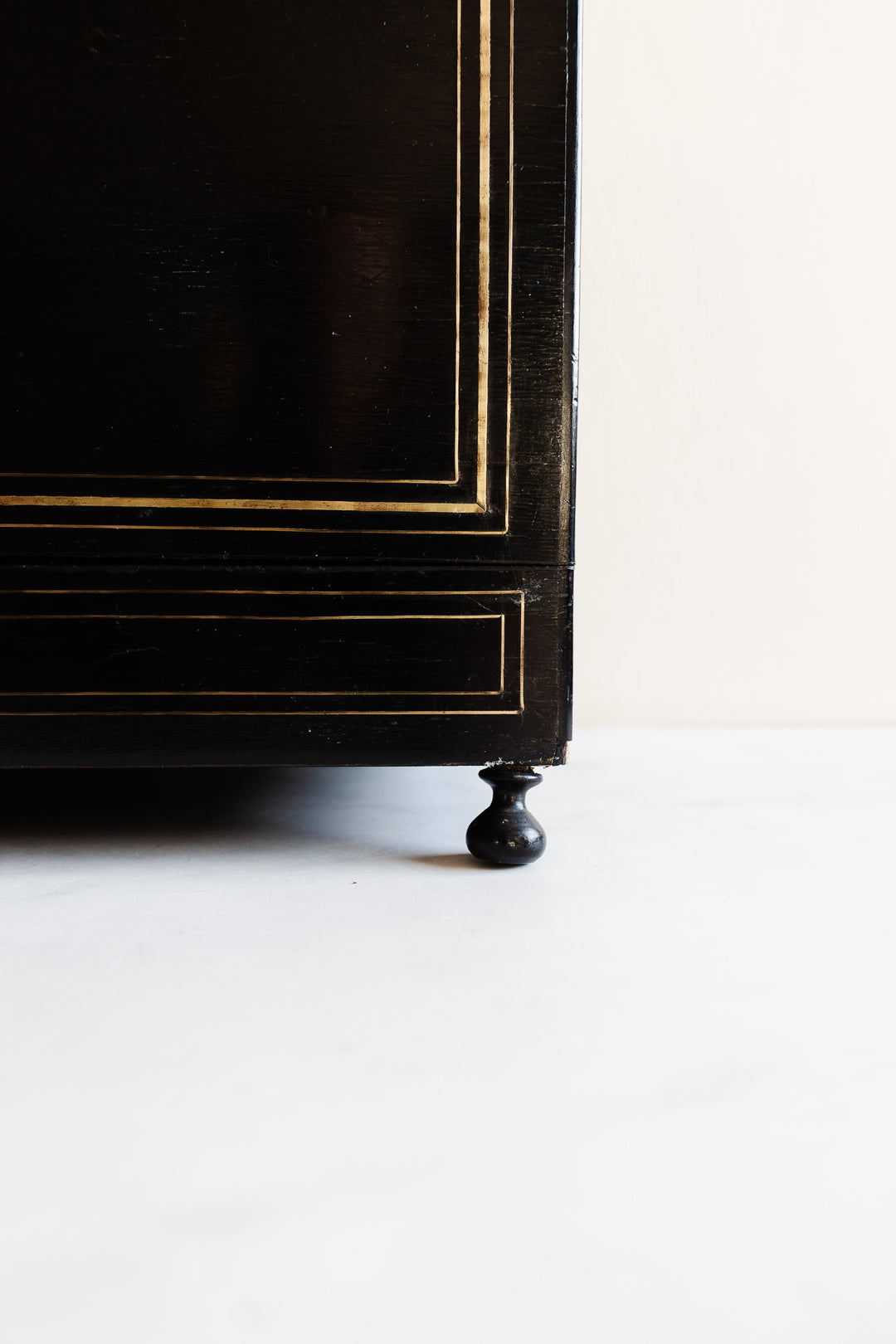 19th century Napoleon III ebonized rosewood “cave à liqueur”