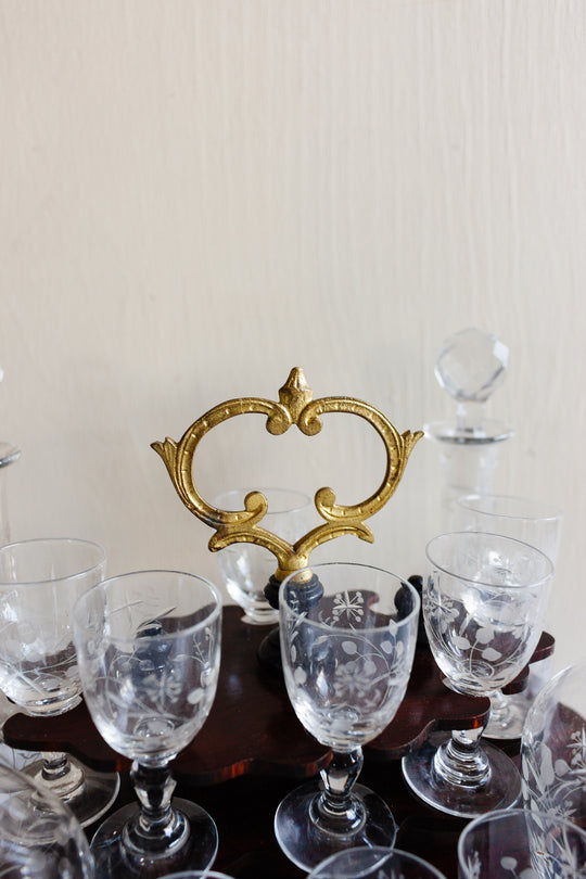 19th century Napoleon III ebonized rosewood “cave à liqueur”