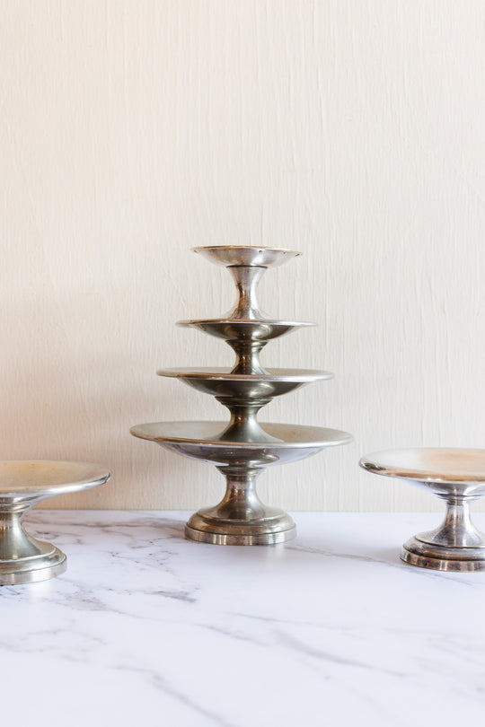 19th century French silver plate absinthe sugar cube trays