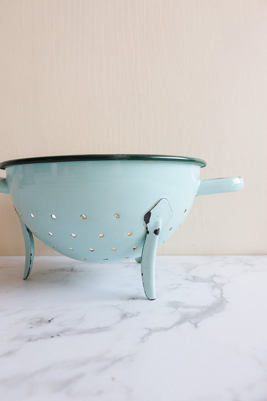 vintage robin's egg blue french country kitchen "passoire"