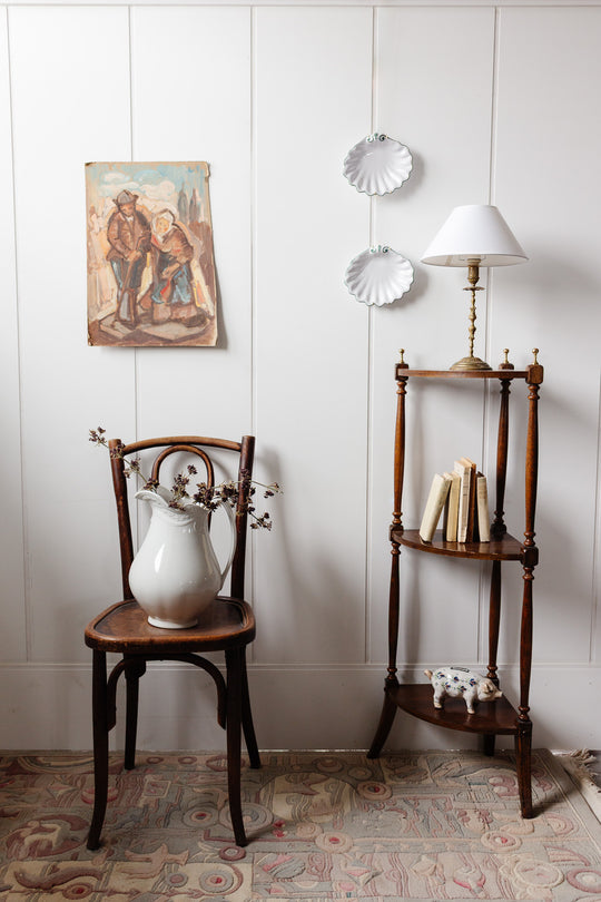 antique English burleighware ironstone wash basin