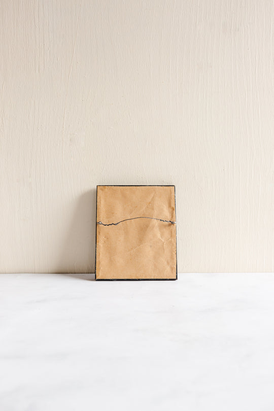 antique Baxter framed needle box miniature prints