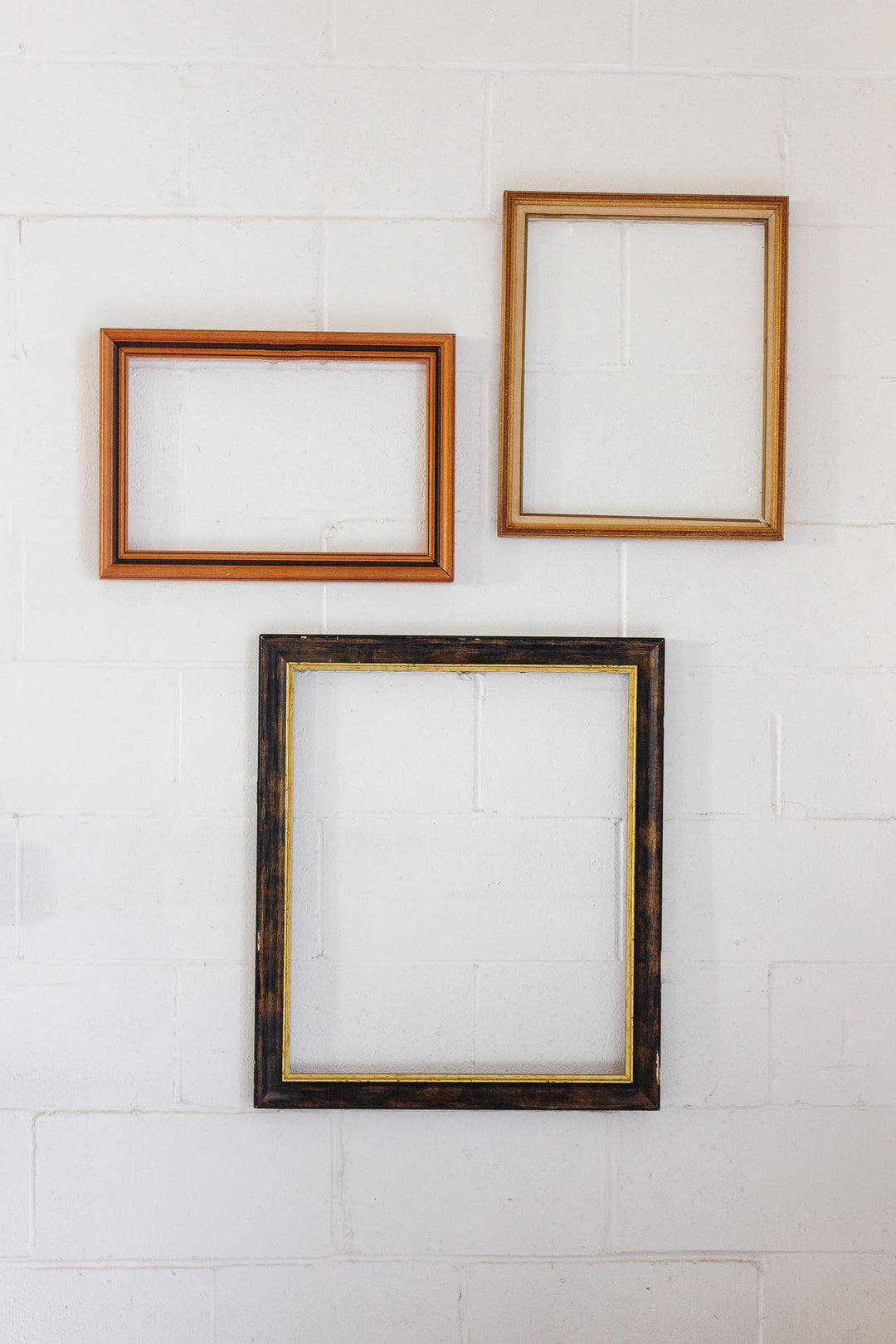 vintage french wood frame