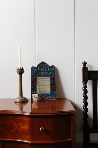 1920s "verre églomisé" mirror