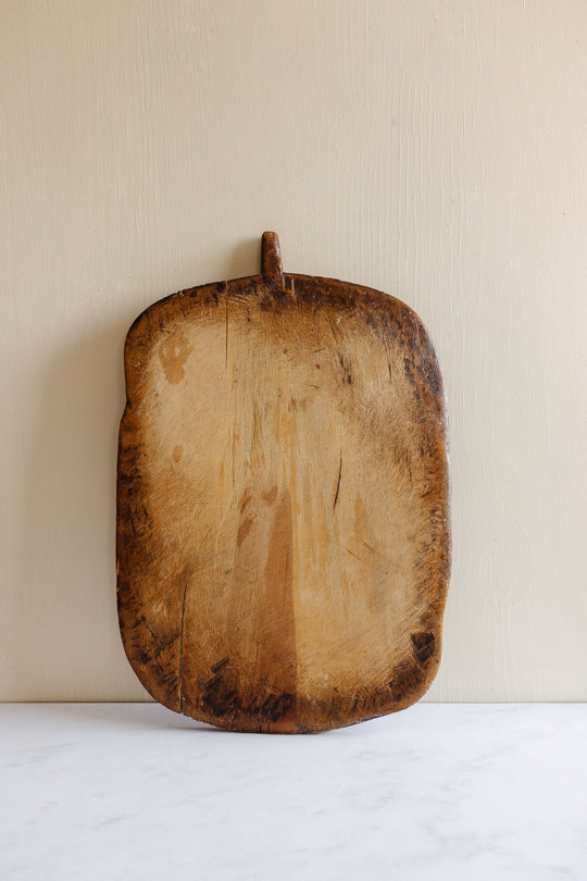 antique European cutting board, extra large
