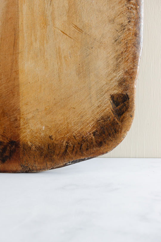 antique European cutting board, extra large