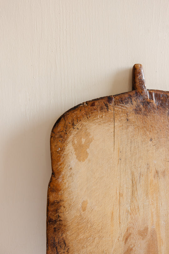antique European cutting board, extra large