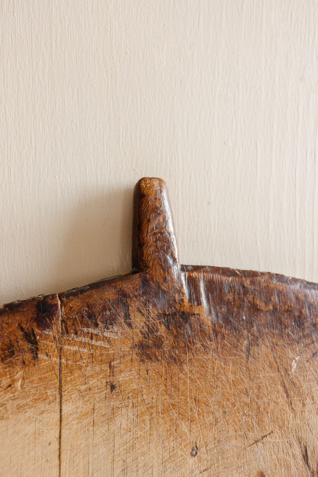 antique European cutting board, extra large