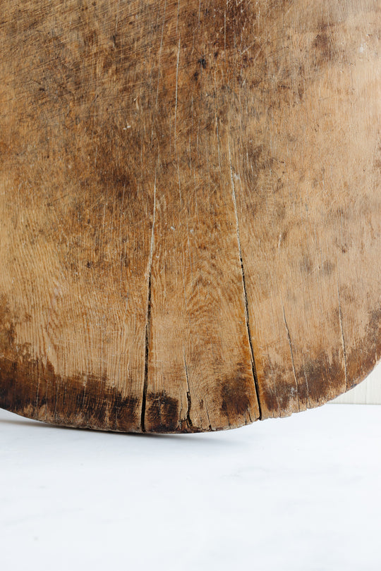 antique European cutting board, extra large