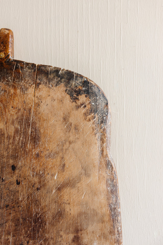 antique European cutting board, extra large