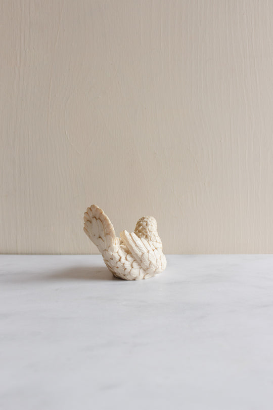 pair of vintage italian doves by a. santini