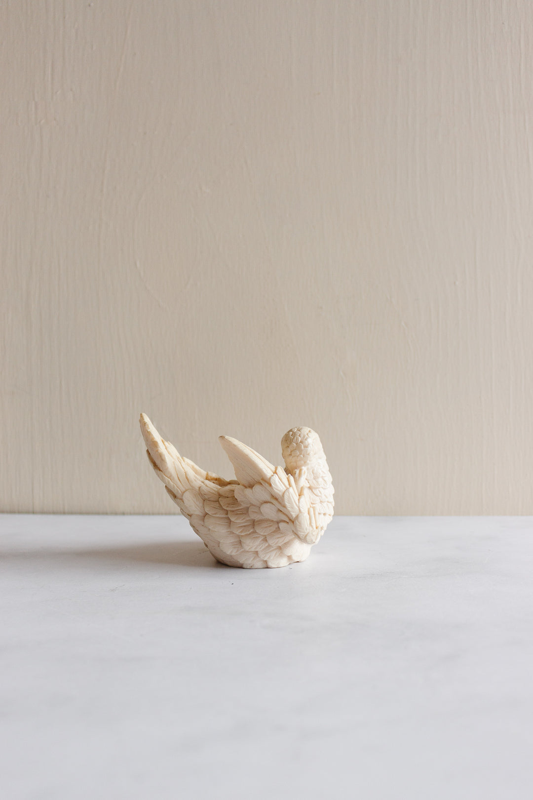 pair of vintage italian doves by a. santini