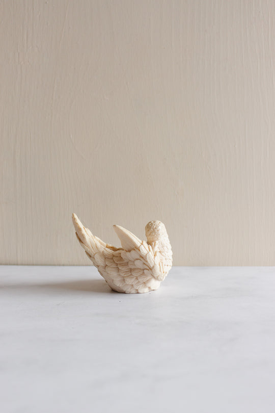 pair of vintage italian doves by a. santini