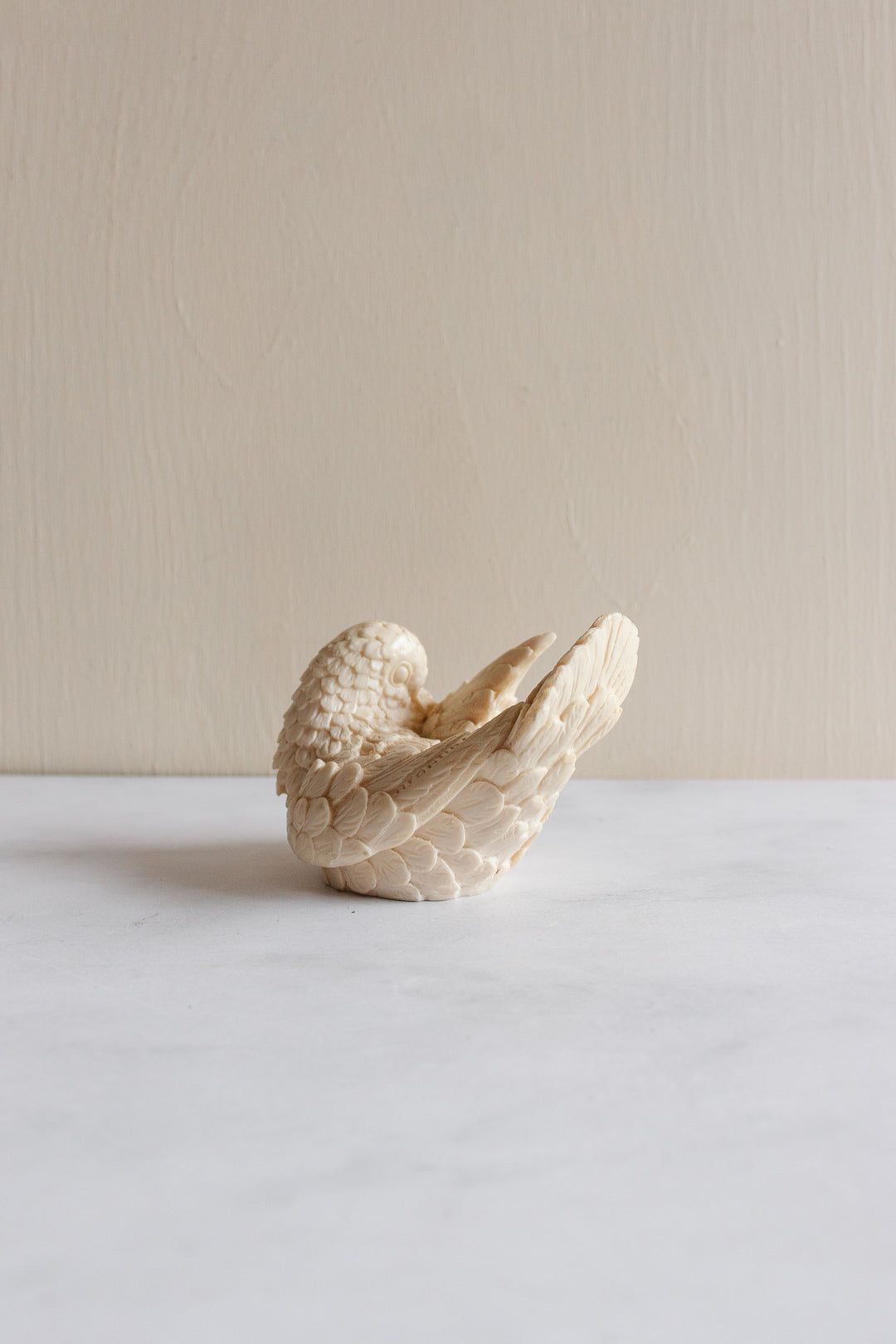 pair of vintage italian doves by a. santini