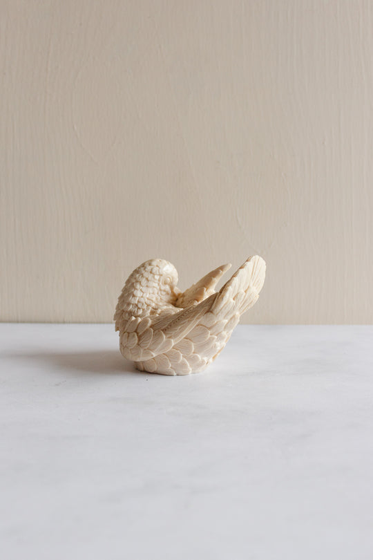 pair of vintage italian doves by a. santini