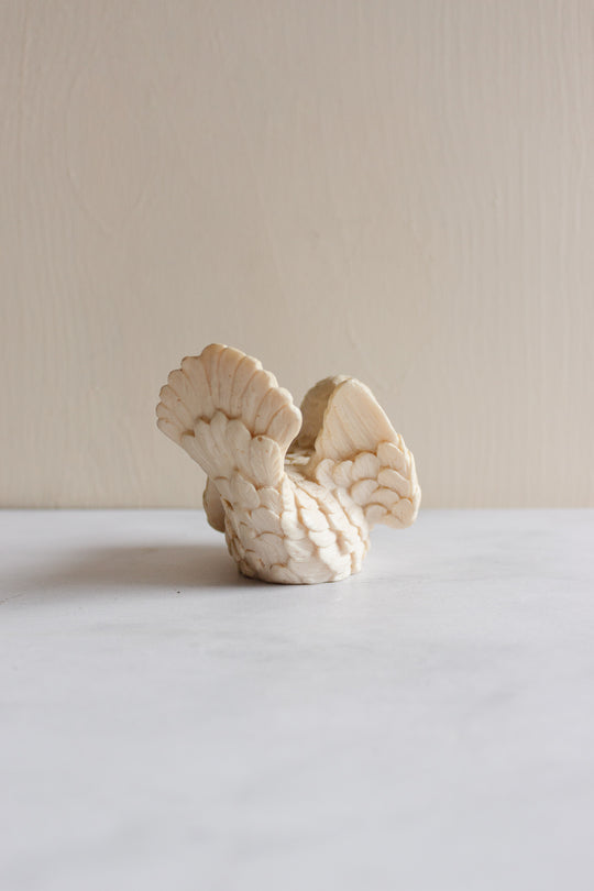 pair of vintage italian doves by a. santini