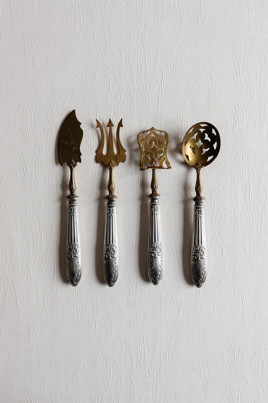 19th century french coutelier orfèvre serving set