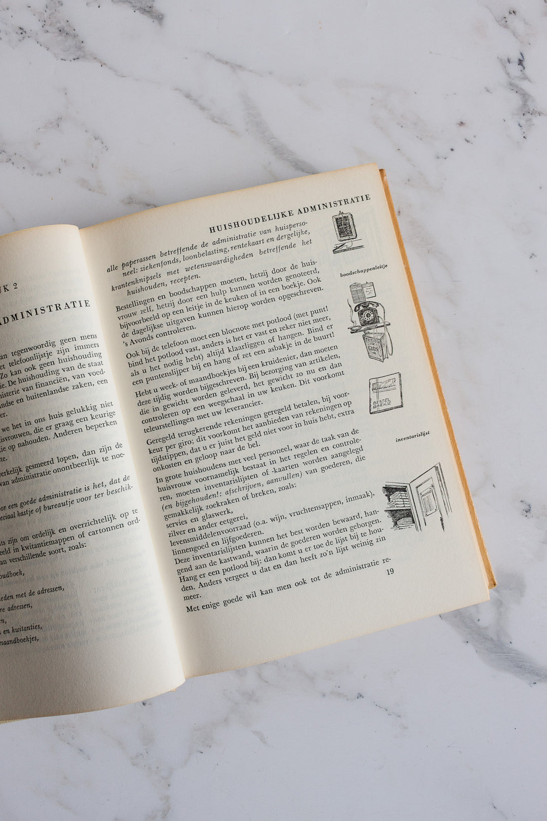 vintage hardcover Dutch house and home decorative books, set of 3