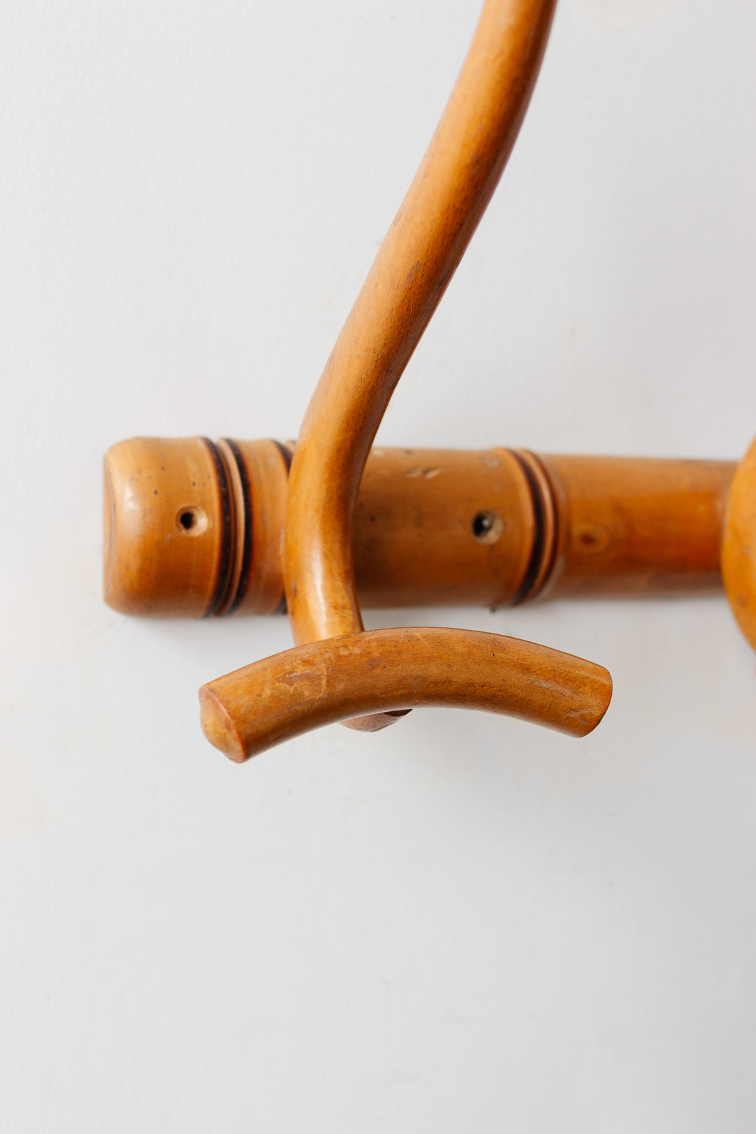 19th century french bentwood faux bamboo coat rack