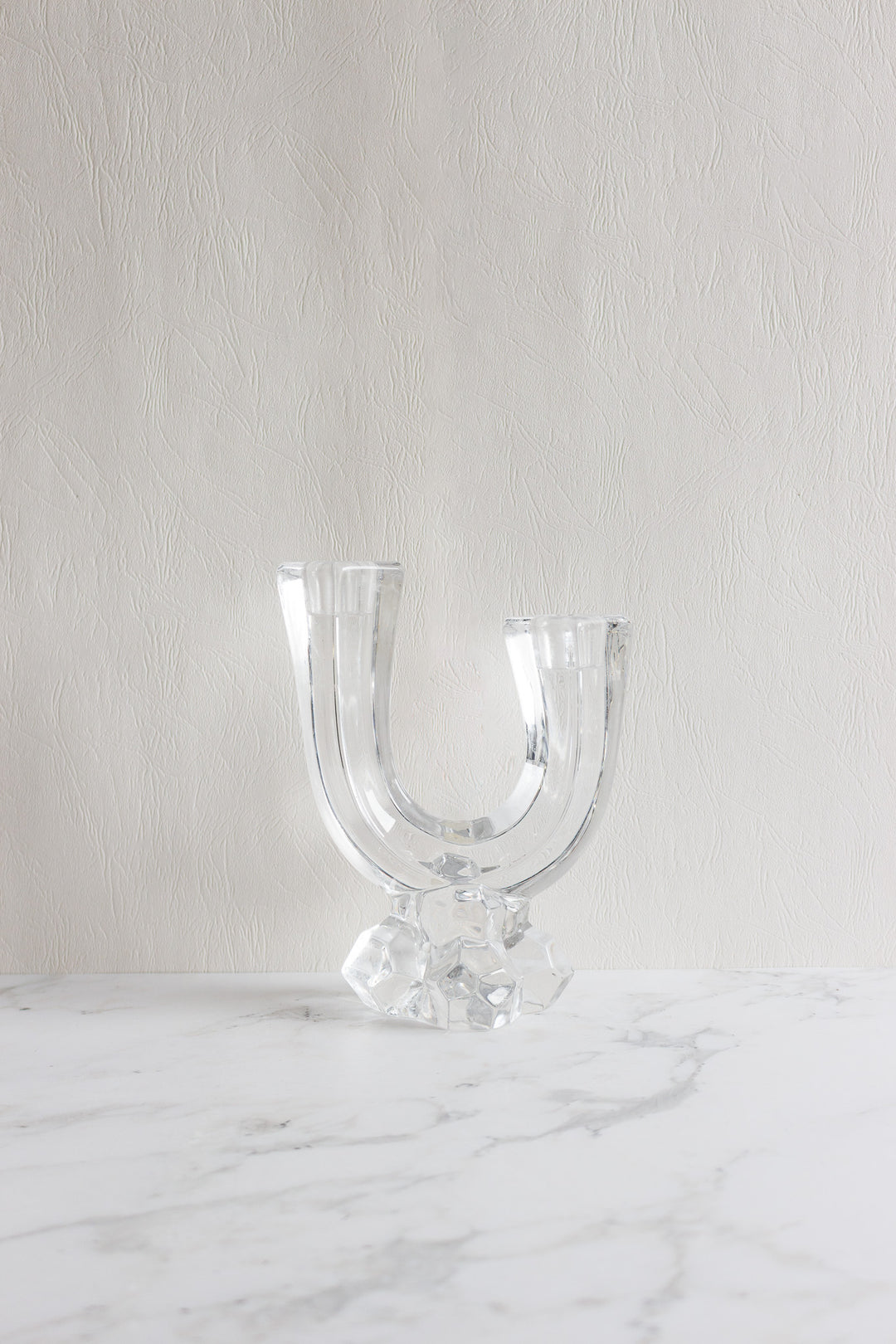 vintage vannes crystal candlestick