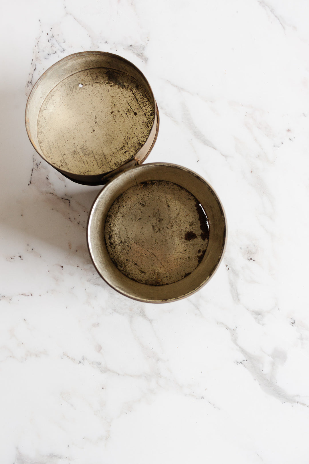 antique belgian grain tins