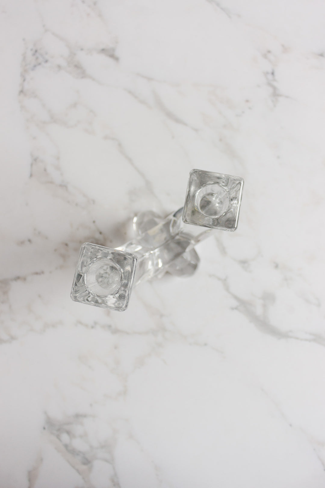 vintage vannes crystal candlestick
