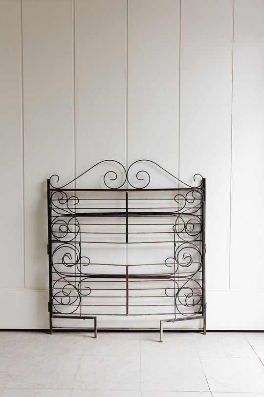 19th century wrought iron folding boulangerie stand
