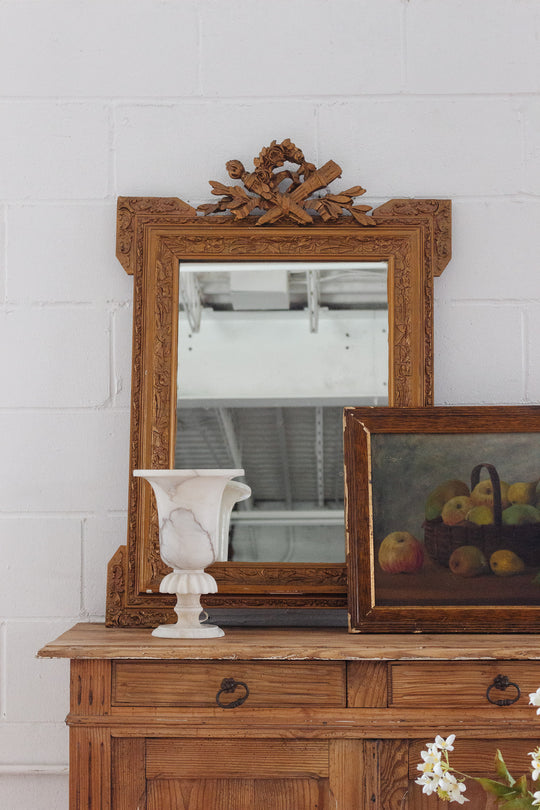 19th century Louis XV gilt mirror