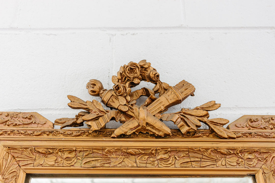 19th century Louis XV gilt mirror
