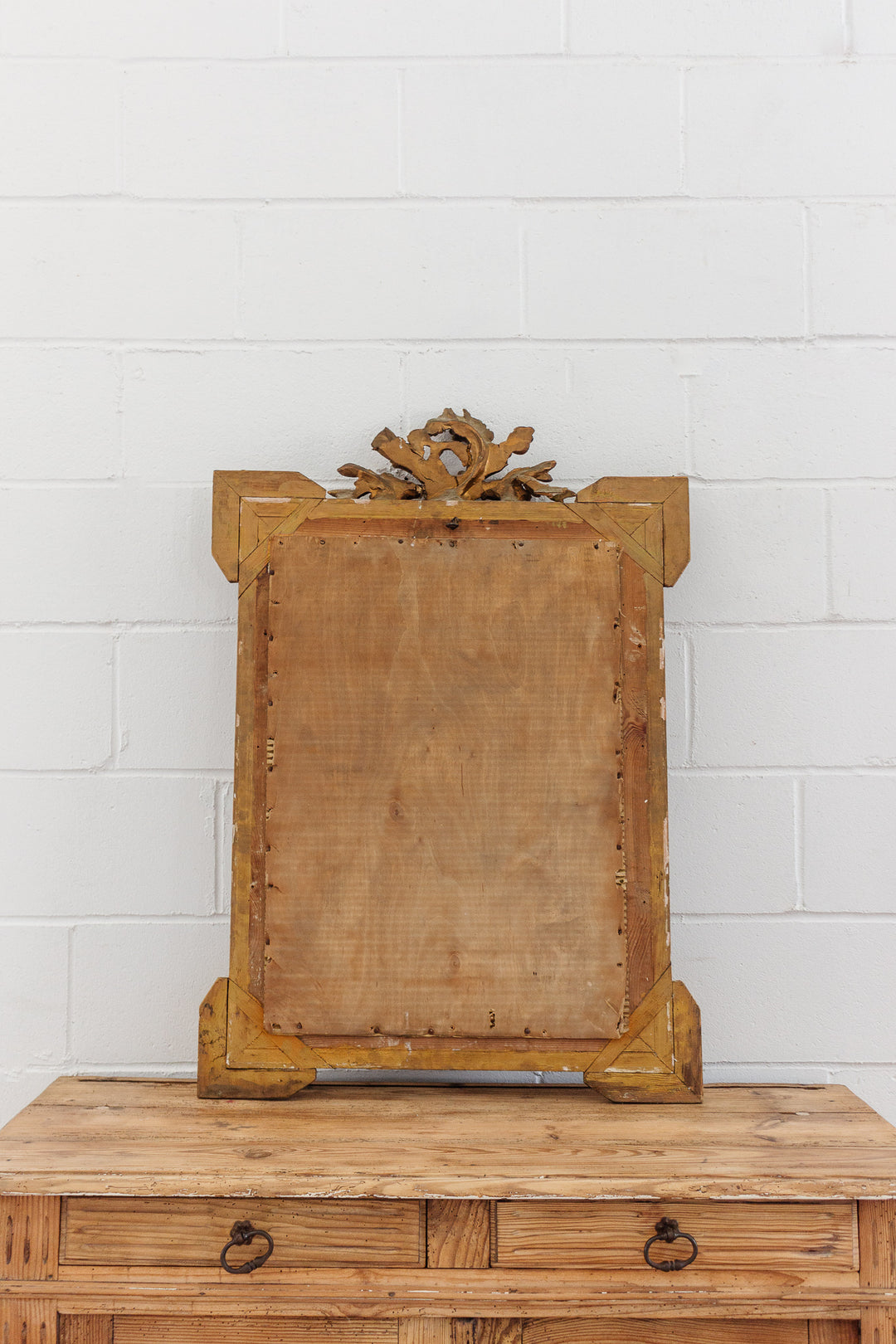 19th century Louis XV gilt mirror