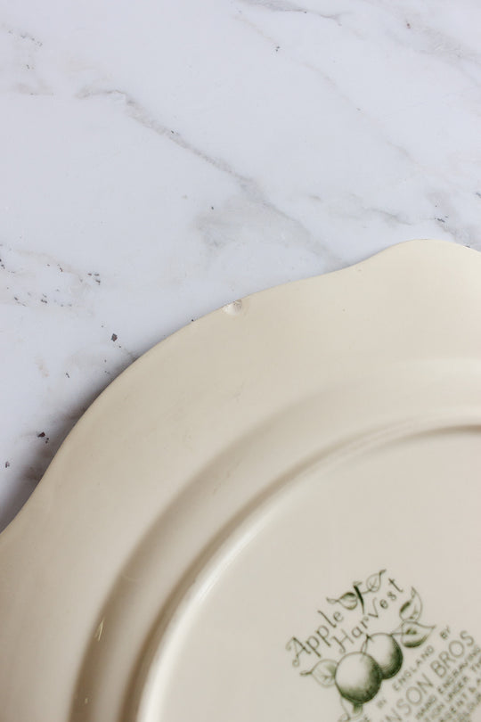 vintage johnson brothers "apple harvest" platter