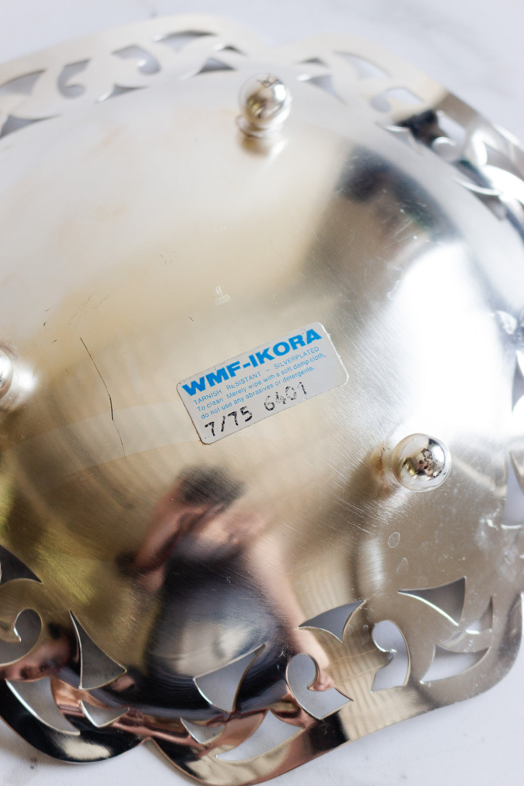 vintage german wmf-ikora silverplate bowl