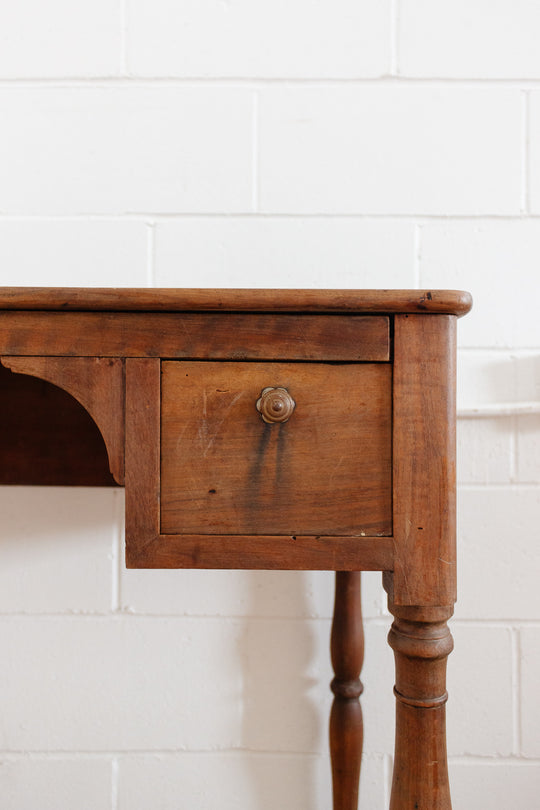 19th century French walnut writing desk