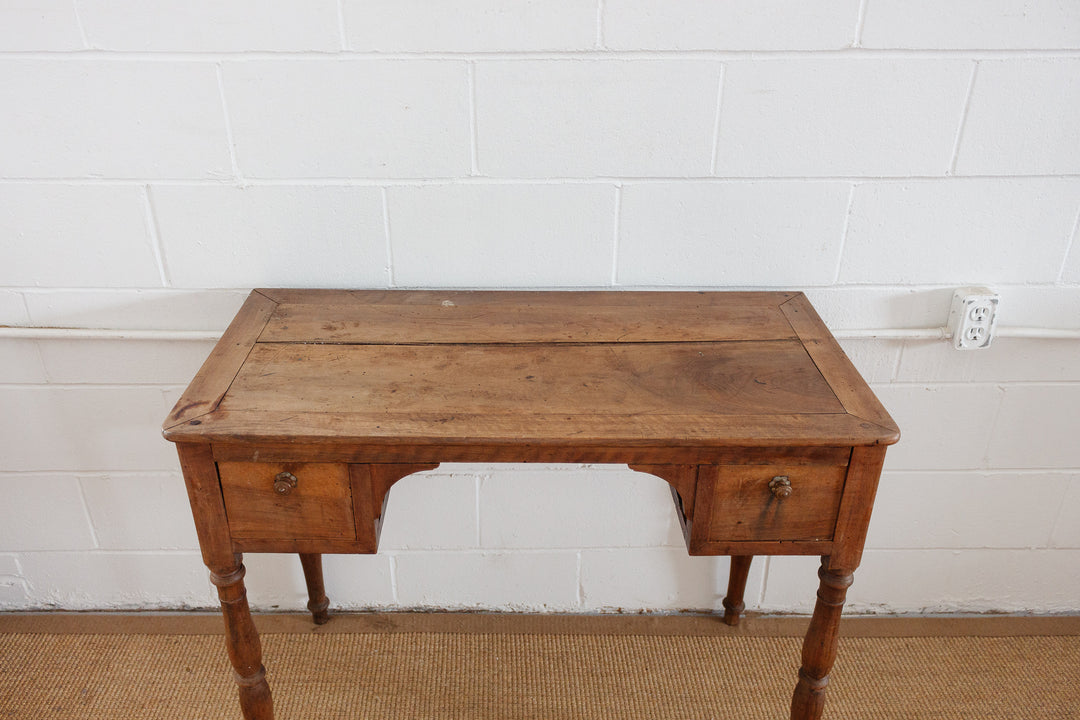 19th century French walnut writing desk