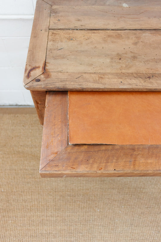 19th century French walnut writing desk