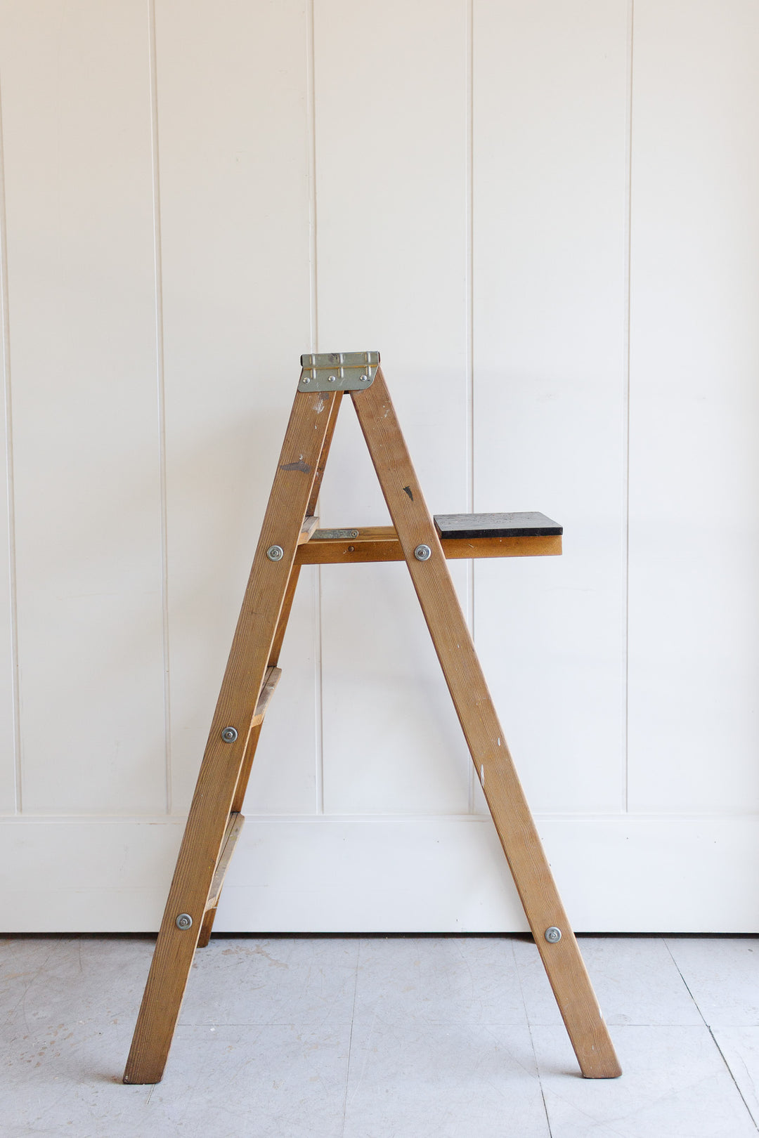 vintage wood painter's ladder